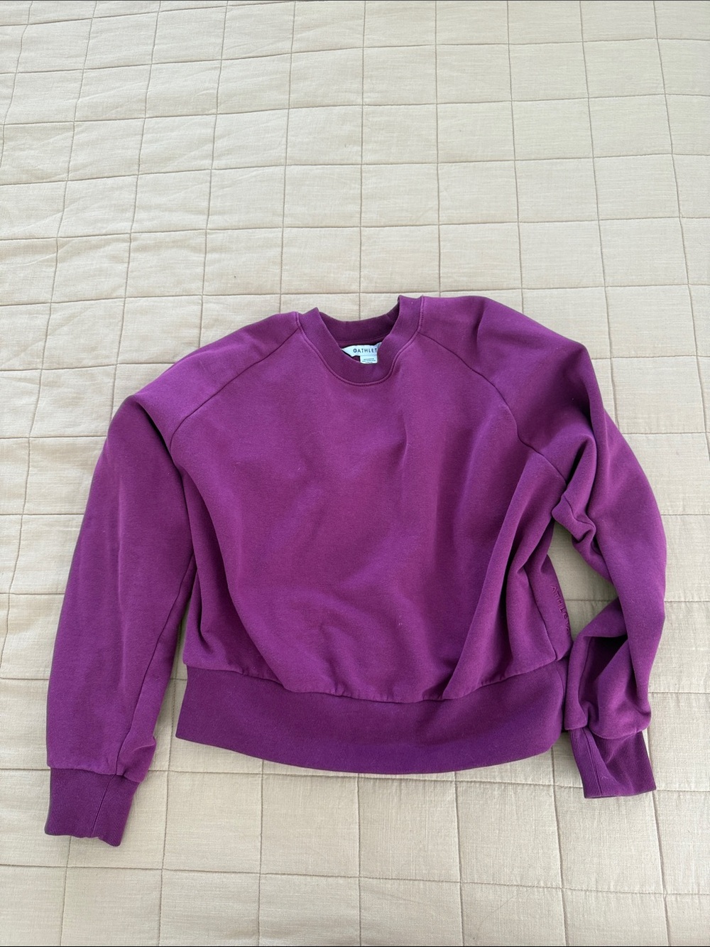 Athleta Plum Purple Crewneck Sweatshirt